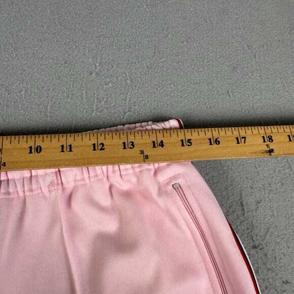 Vtg 80s Adidas Track Pants Large Pink Straight Leg Draw String Elastic Waist‎ - Picture 9 of 16